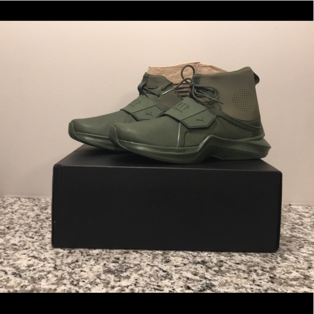 Fenty Army green Shoes
